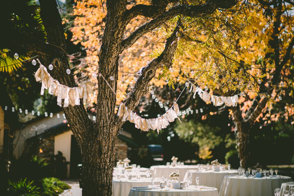 Backyard wedding - rent a porta-potty for your outdoor wedding