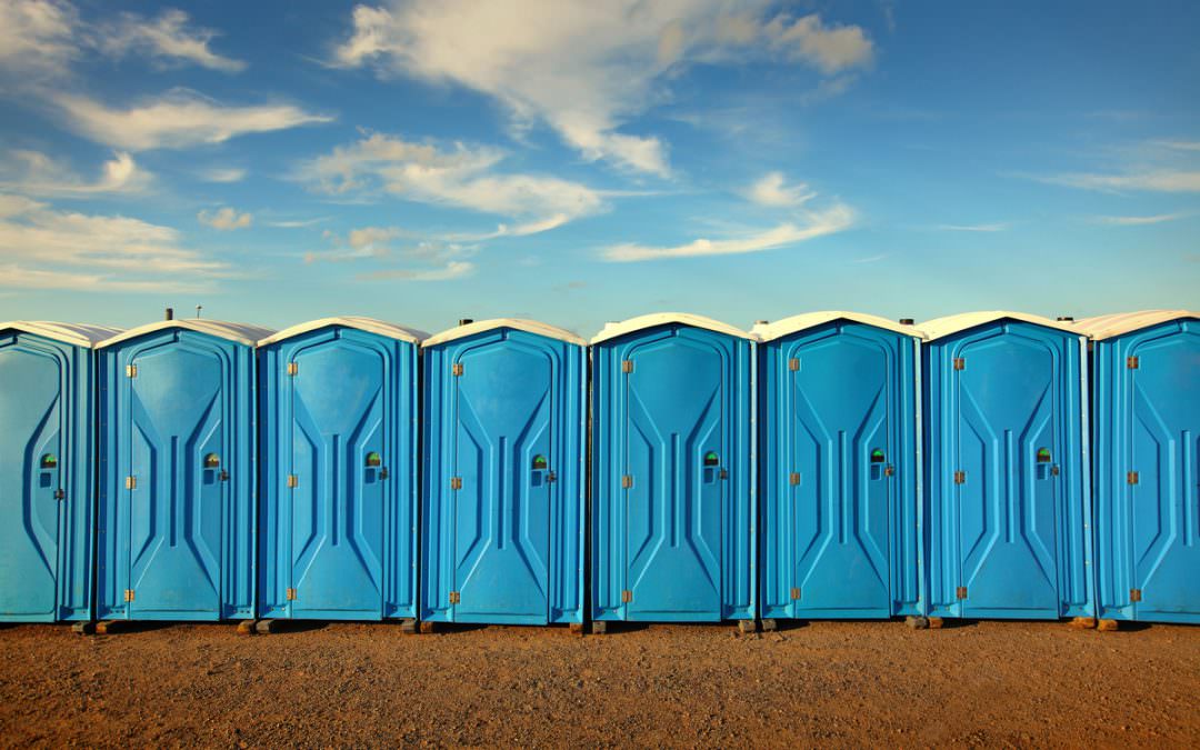 Is it safe to use a porta-potty during the pandemic?