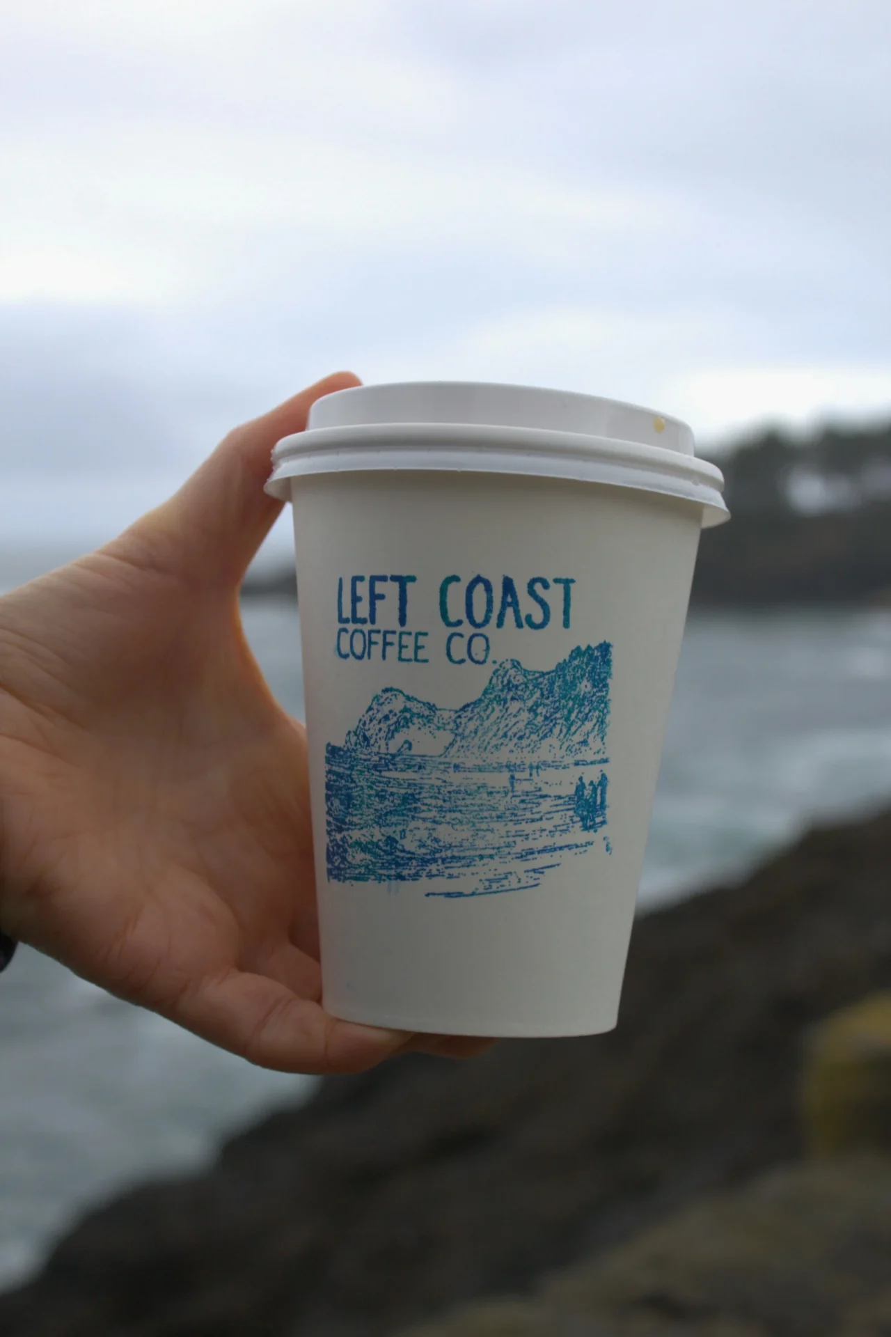 Fun Facts About Portland's Coffee Scene 2 Image of a takeaway coffee cup from left Coast Coffee Co in Oregon