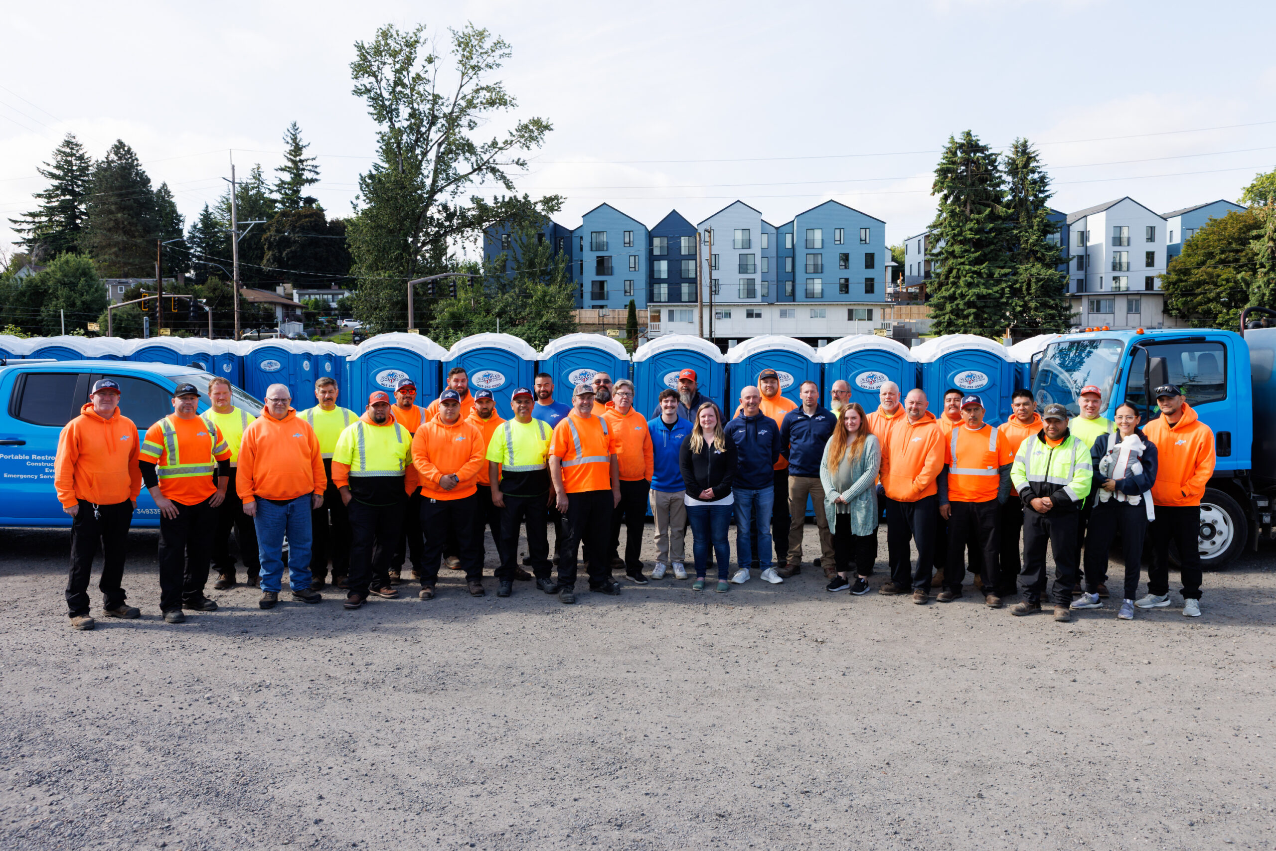 The American SaniCan team delivers the best portapotty service in the Portland area!