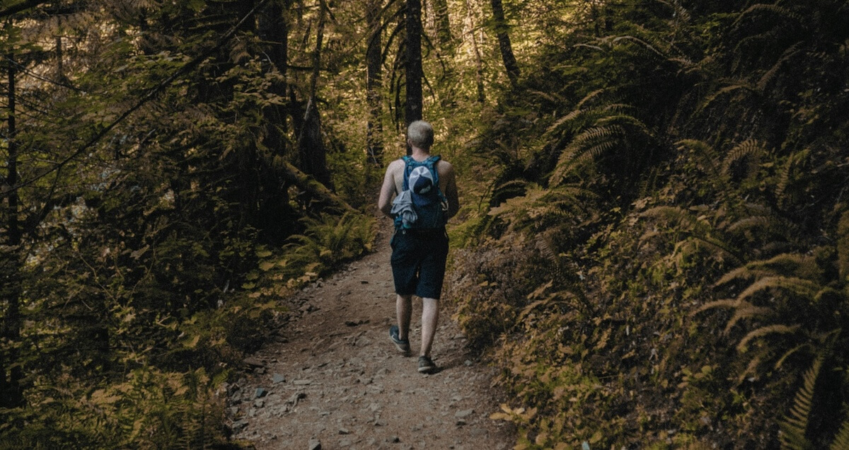 trail runner near Portland, Oregon