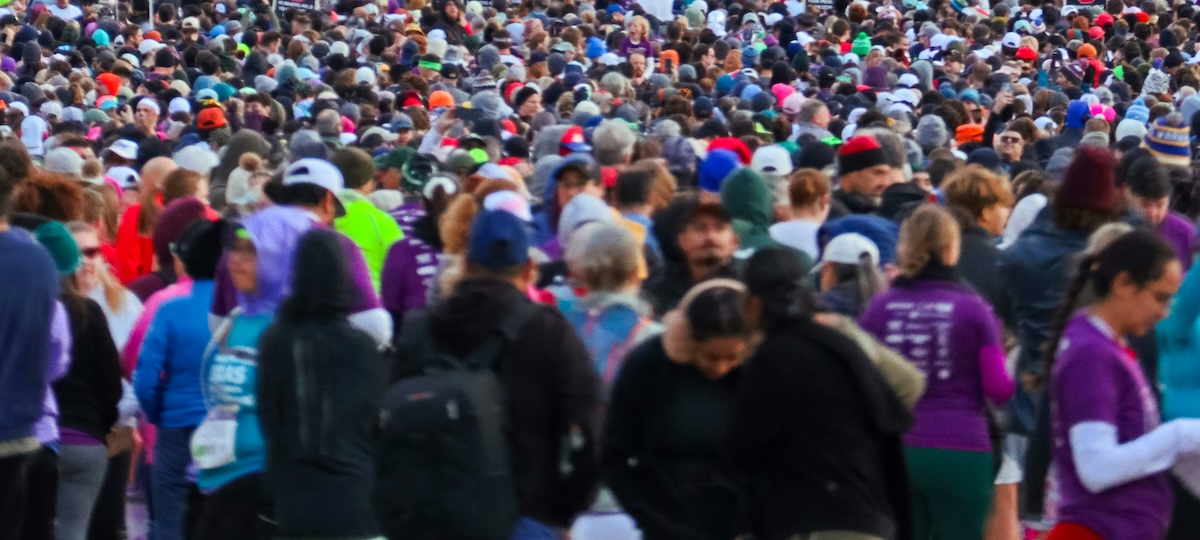 Crowd at a race